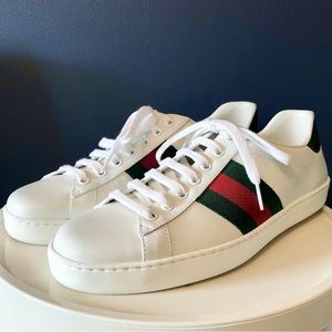 Gucci Men’s Ace Leather Sneaker